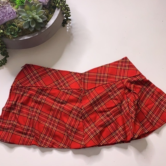 Punk rock Catholic school girl Costume and Accessory’s size large red - Picture 4 of 10